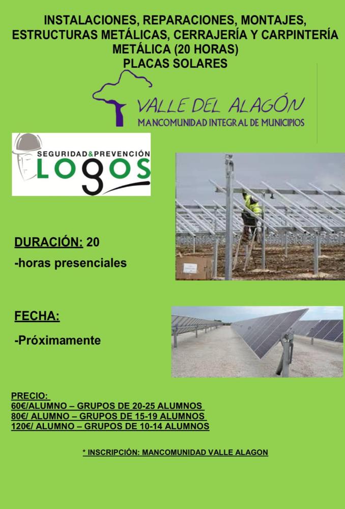Imagen Curso de instalaciones, reparaciones, montajes, estructuras metálicas, cerrajería y carpintería metálica.
