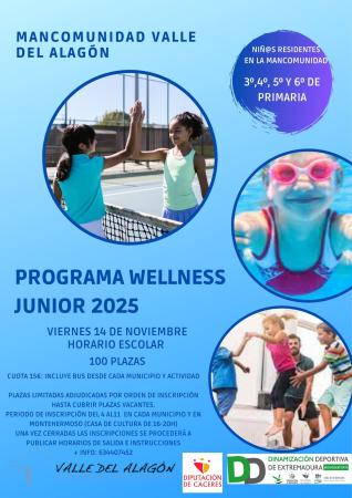 Imagen PROGRAMA WELLNESS JUNIOR 2025.
